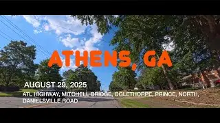 ATHENS, GEORGIA - AUGUST 29, 2025 - ATL HIGHWAY, MITCHELL BRIDGE, OGLETHORPE, PRINCE, NORTH