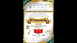 34th GRADUATION DAY -  04 FEB 2026