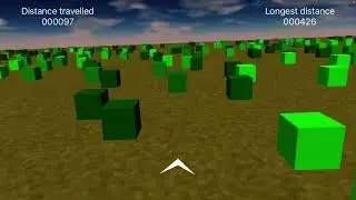 Cube Runner (Mobile) - Insane Difficulty - Personal Best (550)