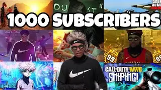 ROAD TO 1000 SUBSCRIBERS | 1000 SUBSCRIBER SPECIAL FROM 0 TO 1000 SUBSCRIBERS!! |