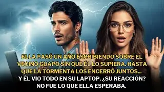 🌪️ Él Se REFUGIÓ en la Casa de Ella... Encontró LAPTOP Abierto: ¡Ella Escribe Romances SOBRE ÉL!
