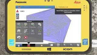 Leica iCON Volumes Application