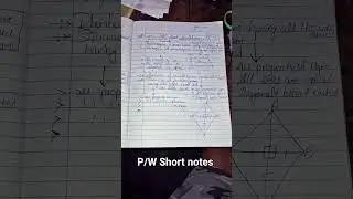 #speedsong#phonkmusic #pwshortnotes#physicswallah Mathematics class 9th part 2 chapter quadrilateral