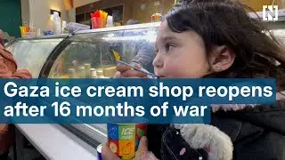 Gaza ice cream shop reopens, bringing hope and resilience after war