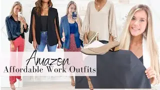 BEST Amazon Work Wear Haul | Work Outfits From Amazon | Business Casual & Professional