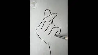how to draw a hand in easy way || #art #drawing  #shorts  #sketchjournal #short #ineedsupport #hand