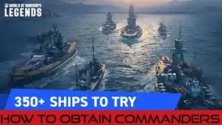 World of Warships Legends how to get commanders
