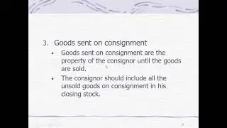 Accounting for Consignment Sales Part 1