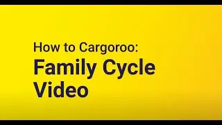 Family cycling with Cargoroo
