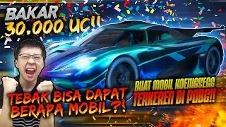 BAKAR 30000 UC DEMI SKIN MOBIL PUBG TERKEREN KOENIGSEGG! SAMPE MENANGISS!!