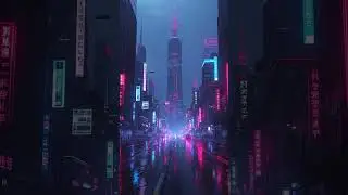 Neon City After Rain 🌌 | Futuristic Cyberpunk  #Cyberpunk #NeonCity #Futuristic #Aesthetic #Shorts