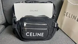Celine Belt Bag Trekking in Cotton Gabardine with Celine Print Review