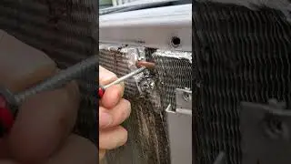 How to fix a leaking AC coil #shorts
