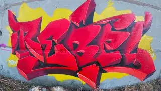 Graffiti and Tagging . Rebel813. 3D graffiti piece.