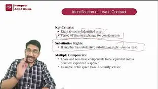 ACCA | IFRS-16 | Lease | Identification of Lease Contract | F7 (FR) | Sir Huzaifa Jamil | Nearpeer