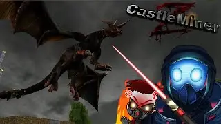 WE WILL BEAT THAT DRAGON!! But first we do a lil mining lol ⊙.☉ - CastleMiner Z