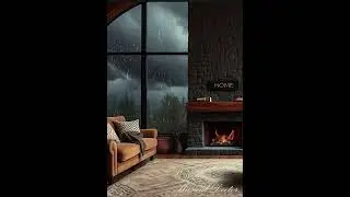 Rainy Forest Cabin &ndash; Soft Jazz Beats & Crackling Fire for Relaxation