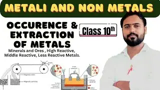 Occurrence and Extraction of Metals | Metallurgy | Class 10 & 12 Chemistry |NCERT |ASVBIOLOGYCLASSES
