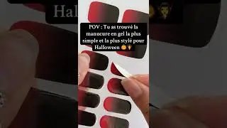 Autocollant pour ongles en gel UV - &Eacute;dition Halloween 🧛&zwj;♀️🎃