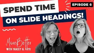 What's the ONE thing you want your audience to know from your slides? (EP 6 promo)