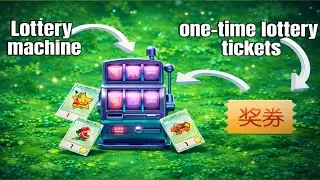 Fusion of two-dimensional plants: lottery machine & one-time lottery ticket #pvzfusion 