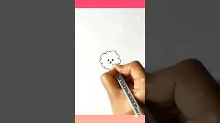 Draw BT21 RJ | Cute RJ Drawing #shorts