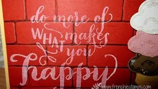 Brick Wall embossing folder