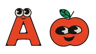 A is for Apple   Kids learning song