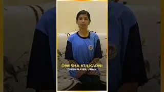 From a Six Year Old Beginner to a National-Level #chessplayer । Dwisha Kulkarni #shorts #youngstars