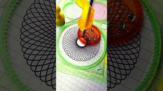 Spirograph Ruler Magic🌀 Pure Geometry Bliss #spirograph #oddlysatisfying #relaxingart #shorts