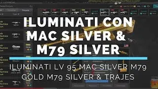 CUENTA ILUMINATI NIVEL 95 PARTES DORADAS MAC SILVER M79 SILVER M79 GOLD STRIKER l Venta