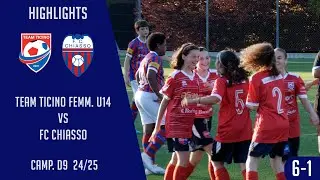 Team Ticino Femm. U14 VS FC Chiasso (Camp. D9 24/25)