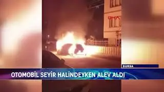 THE CAR CAUGHT FIRE WHILE IT WAS IN MOTION.