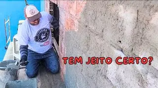 O JEITO CERTO DE CHAPISCAR PAREDE