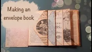 Making an envelope folder |  Following a Treasure Books tutorial | DIY
