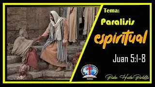 Tema: par&aacute;lisis esp&iacute;ritual. Juan 5:1-8 pastor Hector Portillo