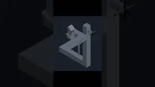 Optical illusion in Unity #unity3d #unity #monumentvalley #opticalillusion #videogames #art