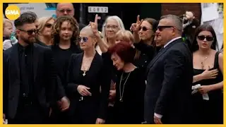 Ozzy Osbourne&rsquo;s funeral at Black Sabbath Bridge draws thousands | GMA