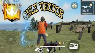 ONLY VECTOR GUN CHALLENGE 😫😤 || LE DARK FF ||