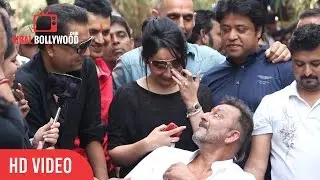 Manyata Dutt Emotional moment | Tears In Eyes |Sanjay Dutt Release Press Conference