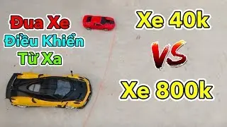 Lâm Vlog - Thử Chơi và So Sánh Xe Điều Khiển Từ Xa Giá 40k vs 800k | Đua Xe Điều Khiển Từ Xa