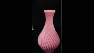 3D print a pink vase