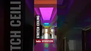 STRETCH CEILING l Multy Color l Asif Ali - 9718921229 #wallpaper #3dceiling#disco