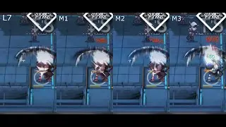 [Arknights] La Pluma Skill 1 Mastery Comparison on S5-9