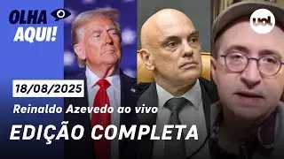 Reinaldo ao vivo: Moraes no Washington Post; filhos de Bolsonaro x Tarcísio; Trump com Zelensky e+