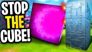 Can You STOP THE CUBE With ARMORED WALLS? | Fortnite Mythbusters