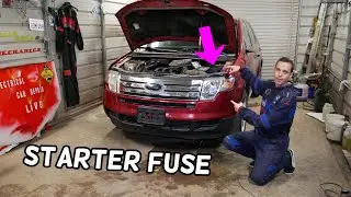 FORD EDGE ENGINE STARTER FUSE LOCATION REPLACEMENT. FORD EDGE DOES NOT START