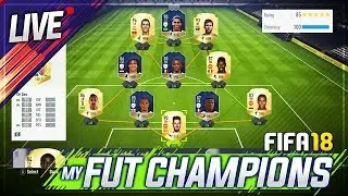 MY FUT CHAMPIONS LIVE!!! FIFA 18 FUTMAS IS HERE!!!