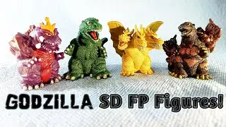 Godzilla SD Finger puppet figures!