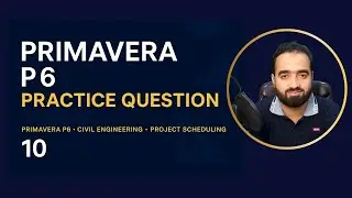 Primavera p6 tutorial | How to Create Project WBS And Activities In P6 | Practice Question.